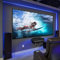 HiViLux® Ultra Thin Zero RahmenLeinwand Rahmenlos PVC Kinofolie: HiViWhite Cinema 1,0/8K/4K/3D/auch für UST (21:9 125Zoll Bild:292x125cm)