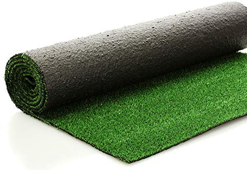 FLONATUR Moqueta Cesped Artificial Rollo de 7 mm para Exterior e Interior, Niños y Perros. Varias medidas de rollos, 73.500 Puntadas 2.200 Dtex. (Rollo 1x25 = 25m2)