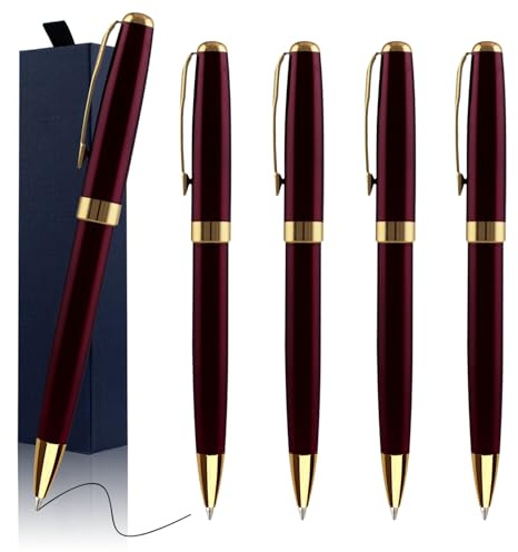 Penne regalo per ufficio personalizzate Set da scrittura - Penne da lavoro personalizzate con il tuo nome o messaggio, perfette per colleghi/amici/manager/avvocato 5 pezzi/confezione
