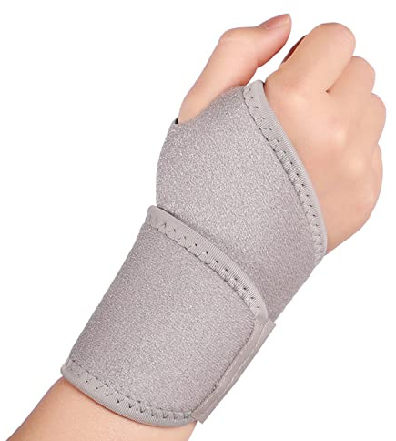 SONGQEE Hand Wrist Thumb Brace Supports,Adjustable Sports Protector Compression Strap Wrap for Carpal Tunnel Syndrome, Arthritis, Tendonitis, Sprains, Strains, Wrist Guard 1 Size Fit Both Hands