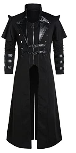pour Veste rétro pour homme, style victorien, steampunk et médiéval, style victorien