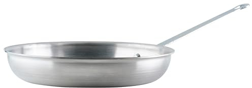 Winco Commercial-Grade Aluminium Fry Pan/Skillet, Natural Finish, 12