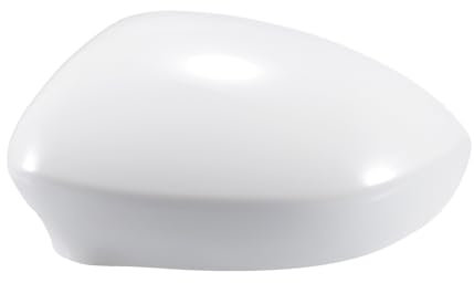 QUARKZMAN Cubierta de Espejo Retrovisor Izquierdo para Fiat 500 2007-2023 - Reemplazo de Tapa de Espejo Blanco - Cubiertas de Protección Exterior para Decoración