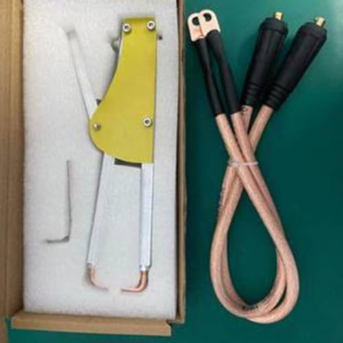 HEBEOT Penna per saldatura a punti, pinze, kit di cavi, regolabile, saldatrice a pressione, con penna epossidica per saldatura, pinza per saldatura a testa (D)