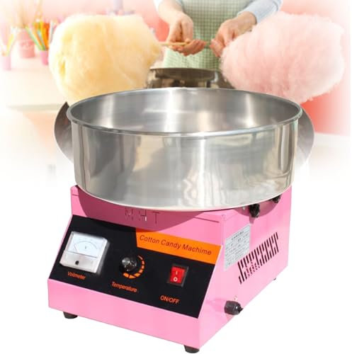 ylpddmm 1000W Cotton Candy Machine Commercial, Electric Cotton Candy Machine for Birthday Parties Fairs, Festivals