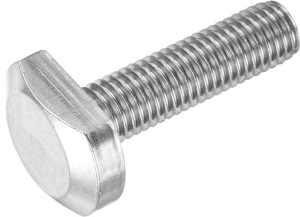 sourcing map Bullone a T con scanalatura a T, M12 x 45 mm Bulloni a T in acciaio inossidabile 304 a forma di t Vite scorrevole a testa di martello Bullone a T per montaggio rack in lega di alluminio