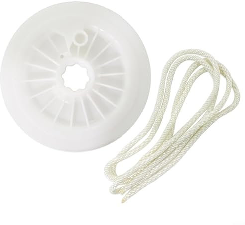 Gräsklippare rekyl startskiva 295871 rekyl startskiva med rep för gräsklippare AM35742 LG295871 220702 130202 190702 kompatibel med 5-16 HP-motorer enkel installation hållbar konstruktion