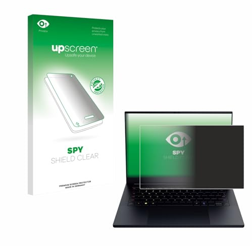 upscreen Anti-Spy Blickschutzfolie für Razer Blade 14 2025 Made in Germany, Privacy Screen Displayschutz-Folie [Sichtschutz, Blaulichtfilter]