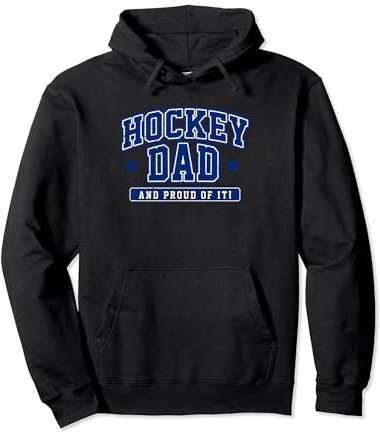 Vater Stolzer Eishockeyspieler Eishockey Eishalle Geschenk Pullover Hoodie