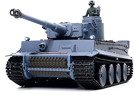 Haya Heng Long German Tiger One 1/16 Radio Remote Controlled Tank 7.0 Version Sounds & BB Shooting & Infra Red Battle