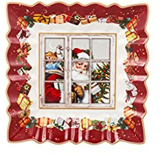 Villeroy & Boch Gebäckteller, Rot, Groß