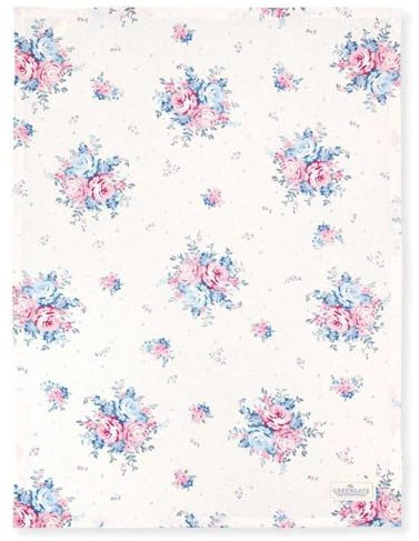 GreenGate [W0724] Tea Towel Emely White