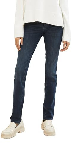 TOM TAILOR Damen Alexa Slim Fit Jeans, 10282 - Dark Stone Wash Denim, 31/30