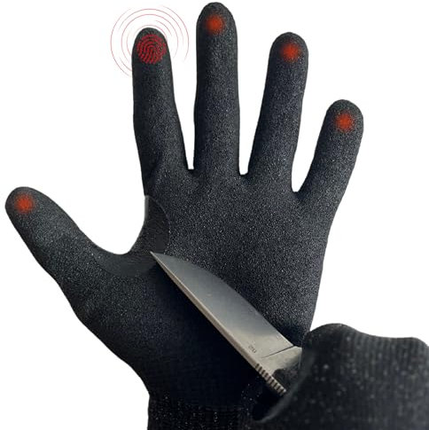 Tactical Tools Guantes anticortes policiales nivel 5 - Guantes trabajo - Ideales como anticorte policiales/jardineria/guantes de trabajo (L /9)