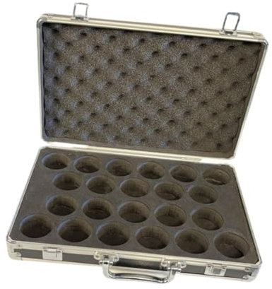 Baoblaze Billardkugeln-Aufbewahrungsbox, 22 Kugeln, Halter, gepolsterte Ausrüstung mit Tragegriff, Snooker-Bälle, Koffer, Tragetasche für Sport