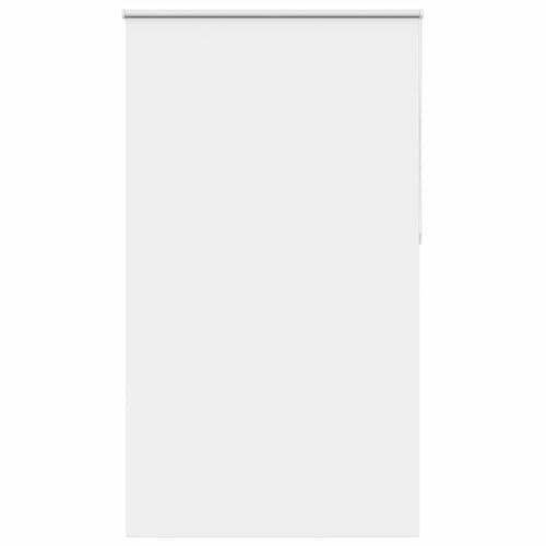 vidaXL Estor Enrollable Opaco Blanco 130x230 cm Tela Ancho 126,6cm, Estor día y Noche, Estor de Cocina, Estor Opaco Enrollable, Estor Opaco