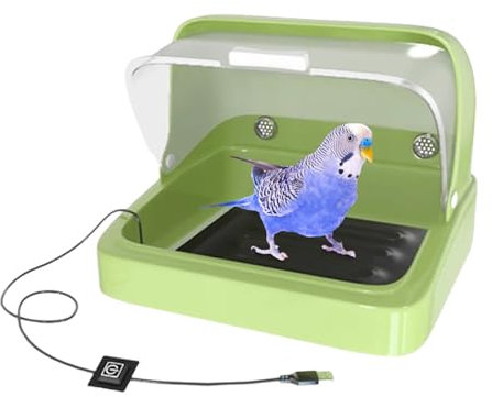 Incubateur pour volaille - Boîte d'incubation pour poussin - 3 températures réglables - Coussin chauffant pour perroquets et canetons