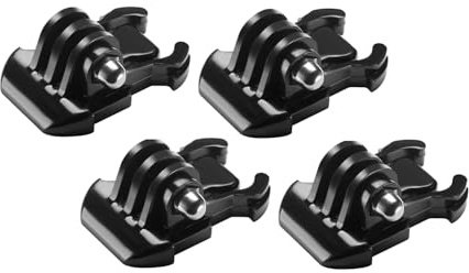 Reflex Camera Action Camera Mount Adapter (4-Pack) – Universal 1/4” Screw Connector for GoPro Hero 13-5, MAX, Fusion, D J I Osmo Action, Insta 360, – Chest, Helmet, Tripod Accessory Attachment