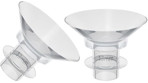 BESPORTBLE Convertitore 2pezzi Inserti Flangia in Silicone 13mm per Tiralatte Indossabile Resistente e Facile da Sanificare Acqua Bollente