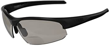 BBB Cycling Photochromic Cycling Glasses I Bifocal Sunglasses Mountain And Road Bike I Photochromic Sunglasses For Far-Sighted Riders I Impress Reader BSG-59PH, Matt Black