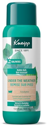 Kneipp Under the Weather Eucalyptus Aromatherapy Bubble Bath - Good for Respiratory Wellness - Vegan - Sulfate Free - 13.5 fl oz - Up to Eight Baths