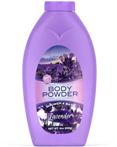 R-NEU Körperpuder für Damen, Eleganter Duft von Royal Bouquet,%100 Talkfrei, Extra Groß, Feuchtigkeitsspendend, Babypuder für Erwachsene, 226 gr (Bouquet-8oz)