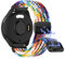 Niboow 20mm Bracelet Tressée pour Garmin Vivoactive 6/Vivoactive 5/Forerunner 165/165 Music, Bracelet en Nylon Tressé Elastique pour Garmin Venu Sq 2/Venu 2 Plus/Venu Sq/Venu Sq Music - Coloré#61