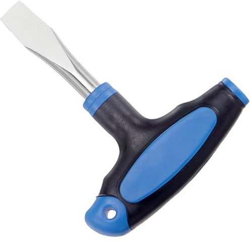 Yiqicomle Destornillador de cabeza plana con mango en T de 10 mm, herramienta de destornillador de cabeza plana para tornillo ranurado, trípode de cámara de liberación rápida, destornillador