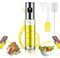 Öl Sprühflasche, Ölsprüher für Speiseöl, Ölspray zum Kochen, Ölflasche für Heißluftfritteuse, Grillen, Salat, Backen in der Küche