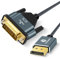 Thzzhnno Cavo DisplayPort a VGA da 1M, Adattatore da DP a VGA per computer, laptop, monitor, PC, TV, proiettore