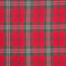 HOMESCAPES Meterware Baumwollstoff Schottenkaro Edward, rot grün karierter Stoff, Tartan Stoff zum Nähen, Deko-Stoff 100% Baumwolle Oeko-Tex