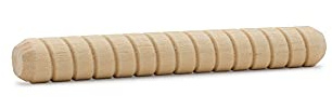 Wooden Dowel Pins 3/8 inch x 3 inch, Pack of 50 Spiral Dowel Joints for Woodworking, Furniture and Crafts, by Woodpeckers