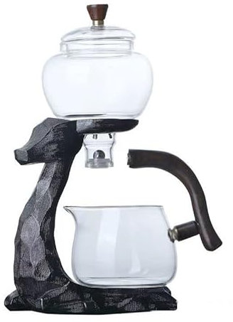 zalati Teekannen-Set mit magnetischer Unterseite und Schnittstelle, Glas-Teeservice für Zuhause, Küche, Dekoration