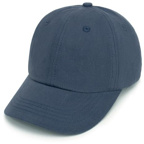 Toddler Boys Baby Girls Baseball Hats Summer Caps Kids Baseball Caps Toddler Sun Hat Adjustable Size for 2-6Y Plain Navy Blue