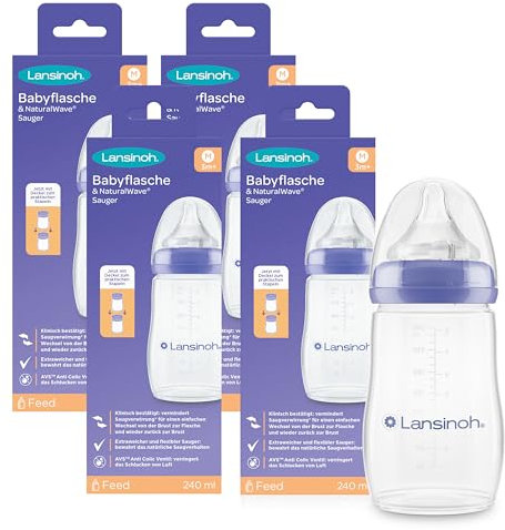 Lansinoh I Biberon PP Natural Wave 4X240ml