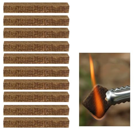 10 mechas permanentes, cera de fusión, para restos de velas, para exteriores e interiores, comedores de velas, gruesas velas, mecha de fibra de vidrio, para brasero