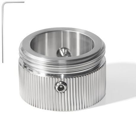 Folzirt 1pcs Heizkörperthermostat Adapter aus 304 Edelstahl, M30x1.5 Heizungsthermostat Adapter für Ra, Rav, Ravl-ventil, Innendurchmesser 22mm Heizungsventil Adapter mit Sechskantschlüssel