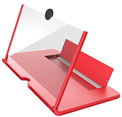 10/12 tum 3D stationär telefonhållare stativ universell mobiltelefon skärm förstoringsglas förstorare förstoringsglas videoförstärkare projektorbroms