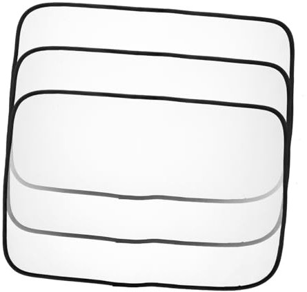 ULTECHNOVO 3 Pezzi Pash Mesh Isolato Rete Di Ferro Pressa Per Vestiti Pressa Da Stiro Premere Il Panno Tamponi Per Stirare Tappetino Da Stiro Portatile Pad Da Stiro Per Tavolo Nero Poliestere