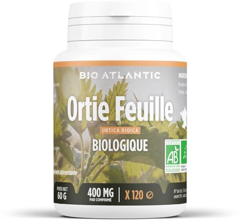 Ortie Partie aérienne Bio - Urtica dioica - 400 mg - 120 Comprimés