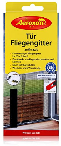 Äroxon Tür Fliegengitter Anthrazit 1 P