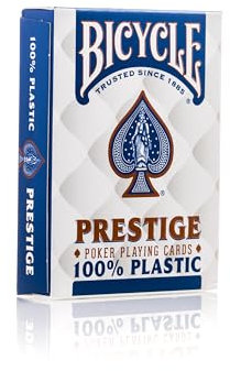 Bicycle F44100 Prestige Professionelles Plastikkarten-Pokerdeck, farblich sortiert