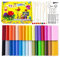 iFergoo Polymer Knete Set 32 Blöcke mit Werkzeugen - Modelliermasse für Kinder, DIY Bastelset für Jungen & Mädchen, Kreativ Set für Backen & Skulpturen, Geschenk zu Weihnachten & Geburtstag