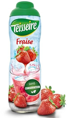 TEISSEIRE - Sirop Fraise 600Ml - Lot De 3