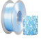 kexcelled PLA Silk Seide Filament 1,75 mm, Shiny Gloss 3D Drucker Filament, Maßgenauigkeit +/- 0,03 mm, 1 kg Spule (2,2 lbs), Seidige Oberfläche, Ordentliche Wicklung, Blau