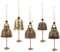 YOUNGSAY 5 Pezzi Campana a Vento Buddha, Metallo Cinese Tradizionale Vento Carillon, Retrò Campanelli Vento Eolici Cinesi, Adatto per Casa e Giardino (5 Stili)