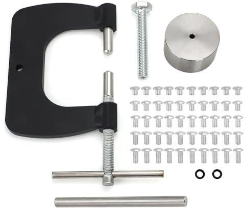 Semi Tubular Rivets Tool, 1/8 Vent Window Restoration Tool Kit with Cylindrical Rivet Tool for Tonka Pinball Vent Colema n Repair, 50 Piece Set(Add Column Rivet Tool)