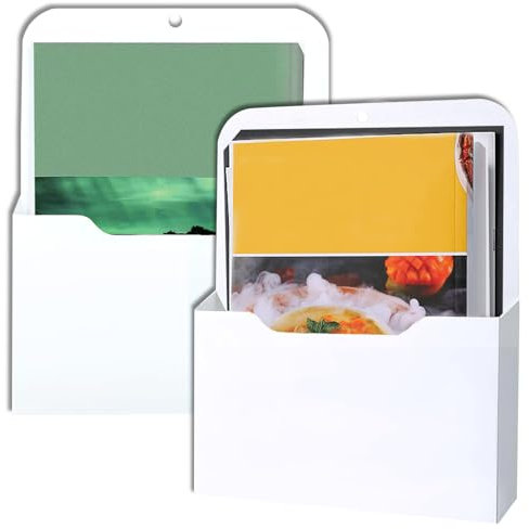 2 Stücke Magnetischer Papierhalter Dokumentenhalter, Magnetischer Aktenhalter, Bürobedarf Aufbewahrung A4 Papiere Briefhalter, mit starkem Magneten, für Whiteboards, Kühlschrank, Zuhause, Weiß