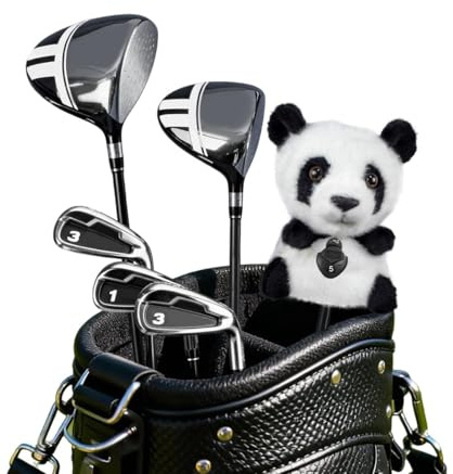 Golfklubba för hybrid och trä, gosigt mjukt med sött djurmotiv, lämplig för män och kvinnor