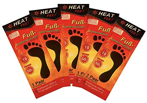 1 Paar Fußsohlenwärmer Heat Feet Wärmesohlen Schuhwärmer Sohle Fußwärme Schuhheizung Fußheizung 10 Stunden Wärmedauer